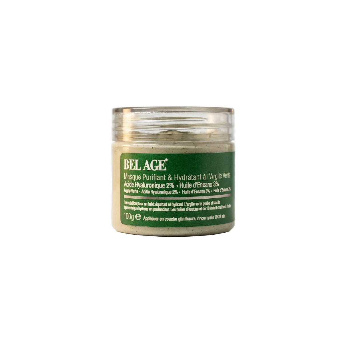 Masque Hydratant et Purifiant BEL AGE.