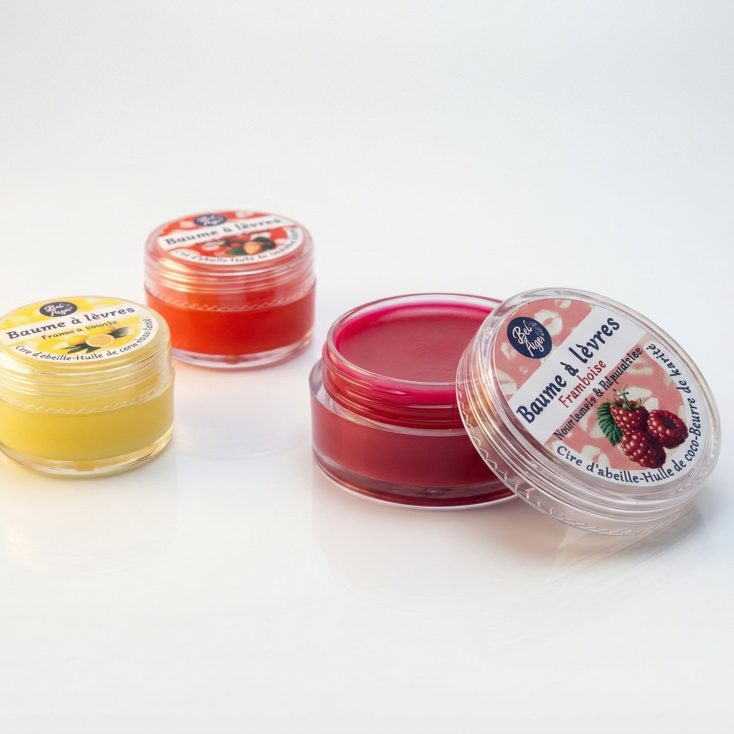 Baume à Lèvres BEL AGE – Cerise, Framboise & Fraise