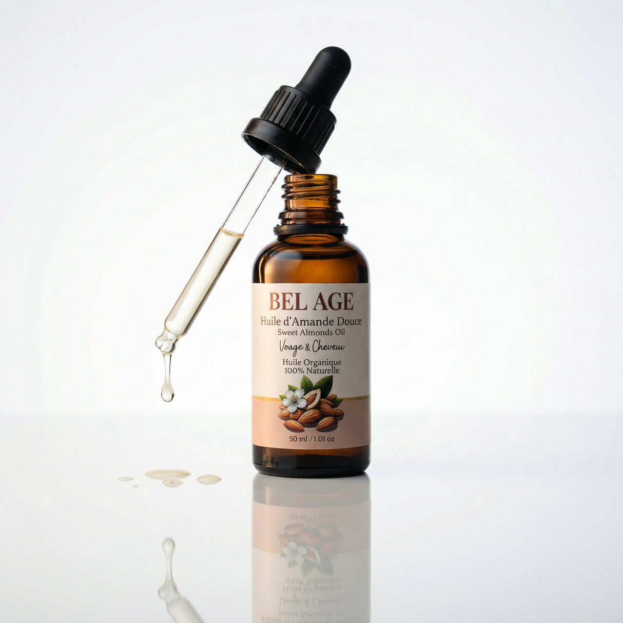 Huile dAmande Douce 100% Pure BEL AGE